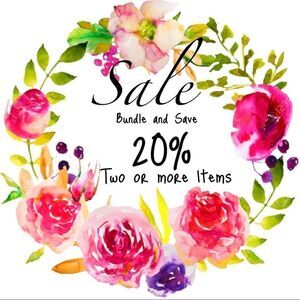 S A L E SALE 20% Discount 2 or more Items
